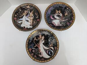 Royal Porcelain Thailand Love Story of Siam Collector Plates Set of 3